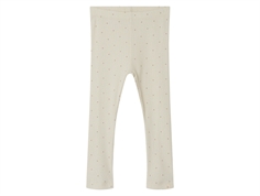 Lil Atelier birch dotted leggings